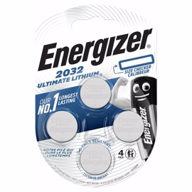 CR2032 3V Energizer Ultimate Lithium batteri 4 pak